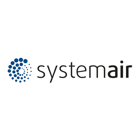 SystemAir SAVE VTC 700 Bedienungsanleitung