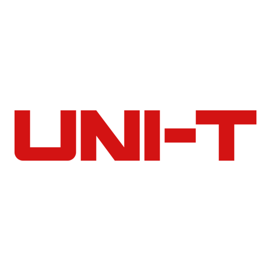 UNI-T UTG1000X Serie Kurzanleitung