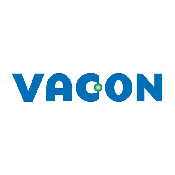 Vacon NX Serie Applikationshandbuch