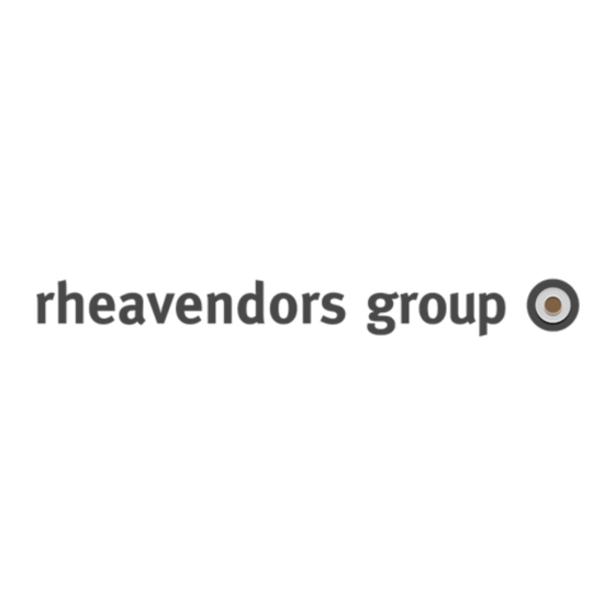 Rheavendors Group laRhea V+ grande premium Installations- Und Wartungsanleitung