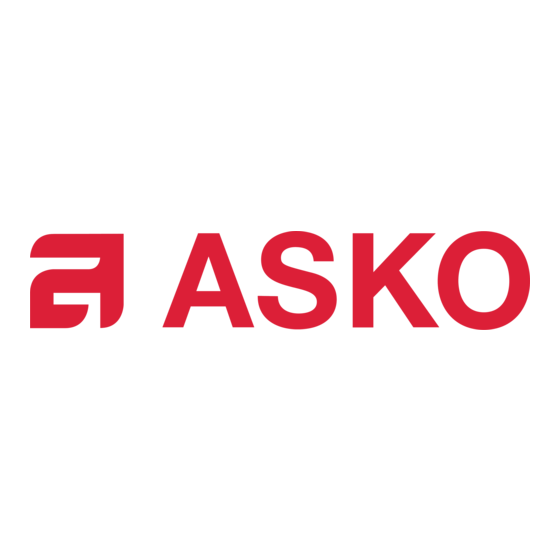 Asko DSD544KXXL/1 Gebrauchsanweisung
