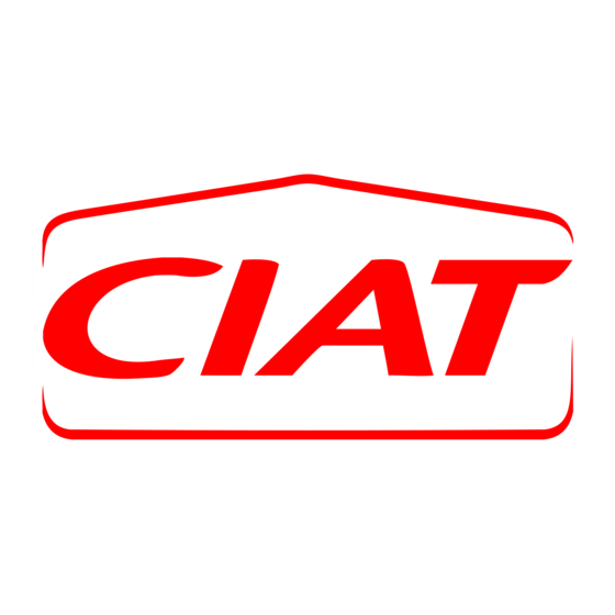 CIAT LJA-Serie Montage, Betriebs- Und Wartungsanleitungen
