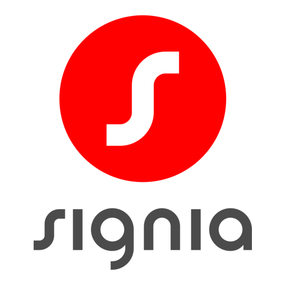 signia StreamLine TV Bedienungsanleitung