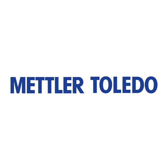 Mettler Toledo XK-KC-Serie Benutzerhandbuch