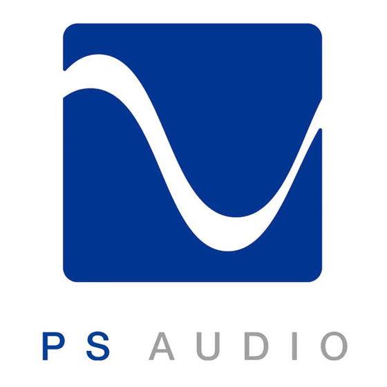PS Audio PerfectWave Power Plant 5 Bedienungsanleitung