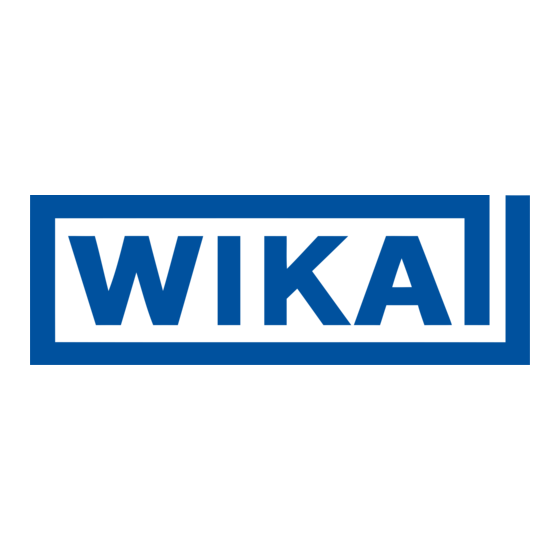 WIKA IV10 Betriebsanleitung