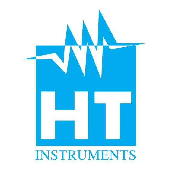 HT Instruments VEGA74 Schnellreferenzanleitung