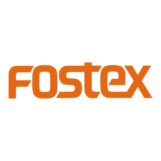 Fostex TE04 Bedienungsanleitung
