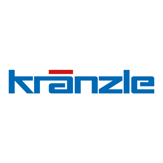 Kranzle 3170 TST Betriebsanleitung