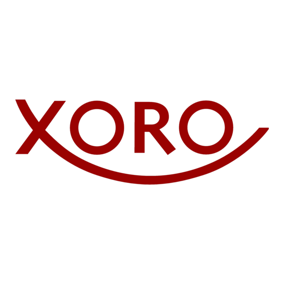 Xoro HRS 8655 Bedienungsanleitung