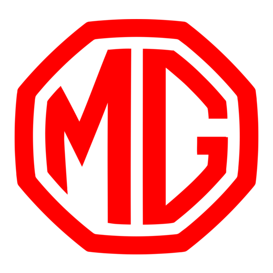 MG ZS Bedienungsanleitung