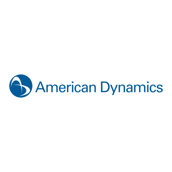 American Dynamics Illustra 625 PTZ Kurzanleitung