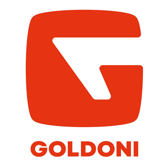 GOLDONI IDEA series Bedienung Und Instandhaltung