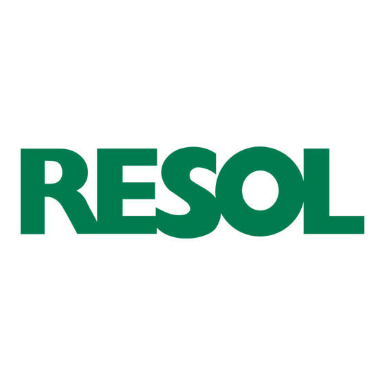 Resol DL2 Kurzanleitung