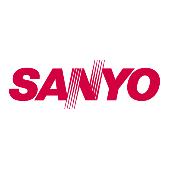 Sanyo PLC-WL2503A Bedienungsanleitung