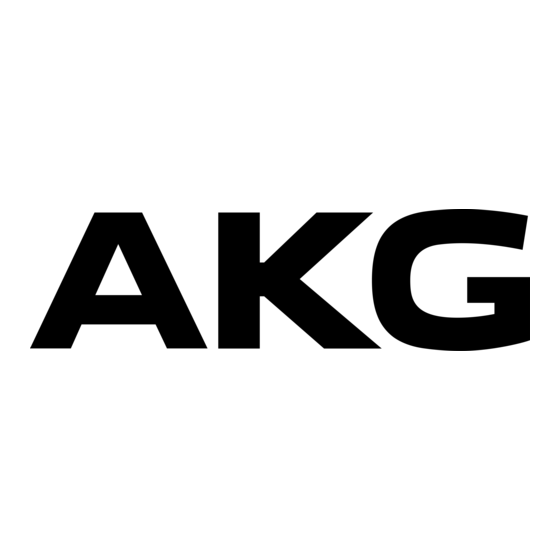 AKG AS 16x12 Kurzbedienungsanleitung