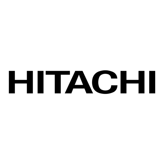 Hitachi YUTAKI Serie Bedienungsanleitung
