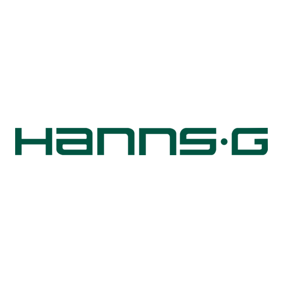Hanns.G HW-190 Bedienungsanleitung