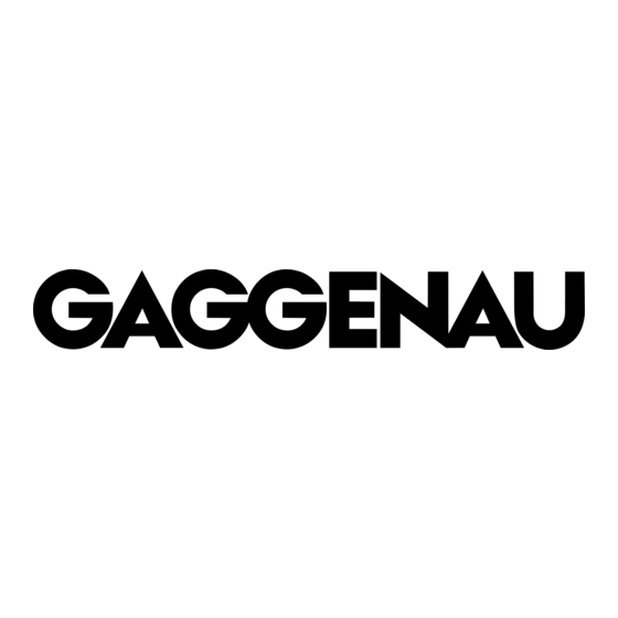 Gaggenau AC230101 Gebrauchs- Und Montageanleitung