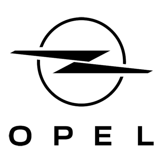 Opel Agila Betriebsanleitung