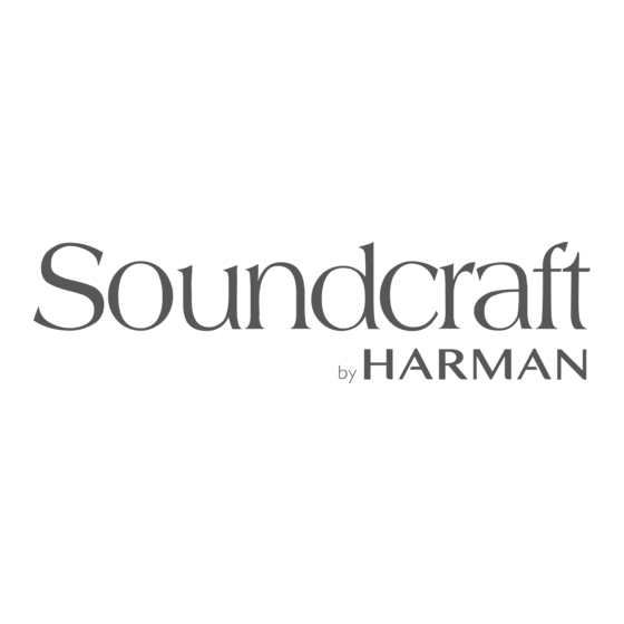 SoundCraft Si iMPACT Bedienungsanleitung
