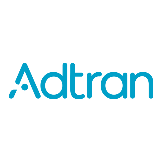 ADTRAN SFP Schnellstartanleitung