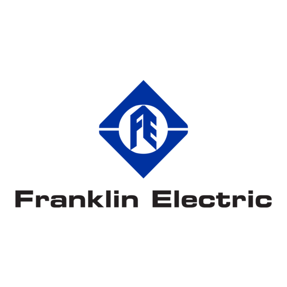 Franklin Electric E-Tech EH Serie Betriebs- Und Installationshandbuch