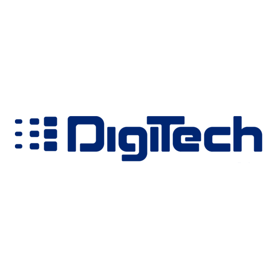 DigiTech GSP1101 Bedienungsanleitung