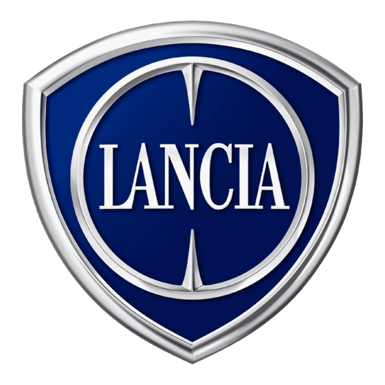 Lancia Voyager 2013 Betriebsanleitung
