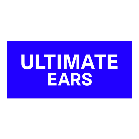 Ultimate Ears UE BOOM Bedienungsanleitung