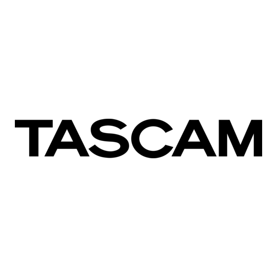 Tascam TC-8 Bedienungsanleitung