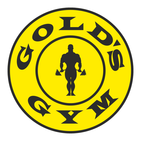 Gold's Gym Trainer 725 GETL80814.0 Bedienungsanleitung