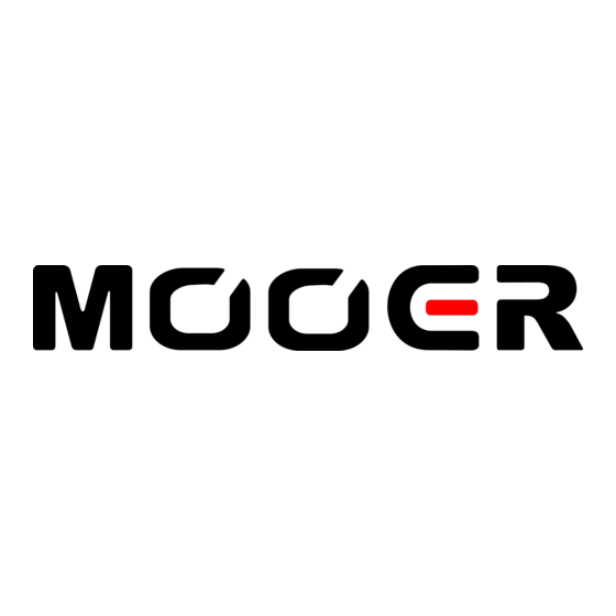 Mooer TENDER OCTAVER X2 Benutzerhandbuch