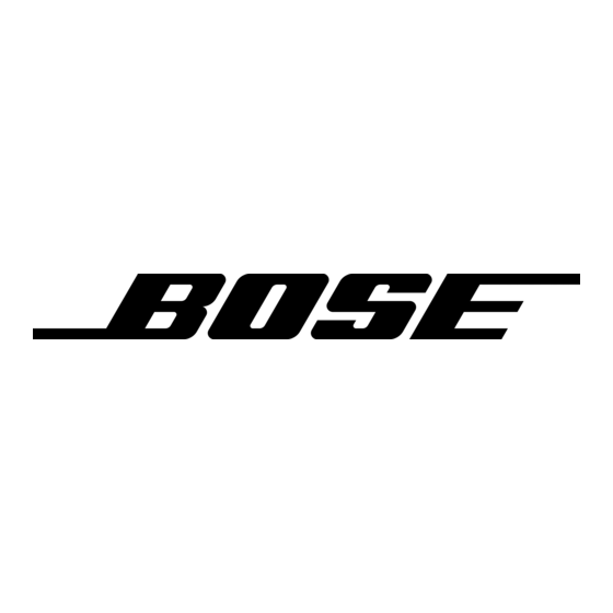 Bose RMSFLY218 Installation