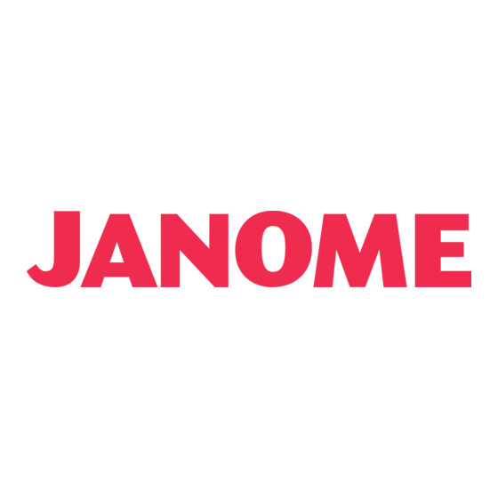 Janome JA 1012 Bedienungsanleitung