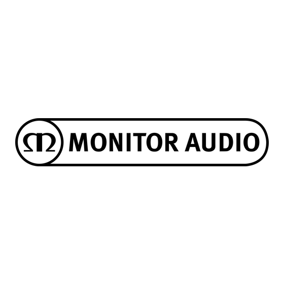Monitor Audio Monitor Serie Bedienungsanleitung