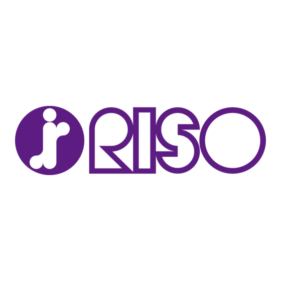 Riso IS300 Utility-Handbuch