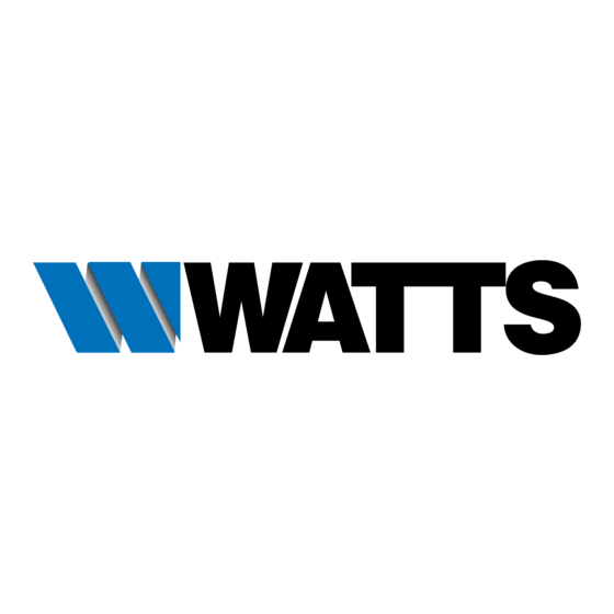 Watts MH Serie Installations- Und Bedienungsanleitung