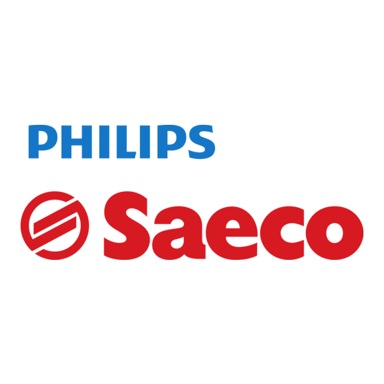 Philips Saeco Xelsis SM7583 Benutzerhandbuch