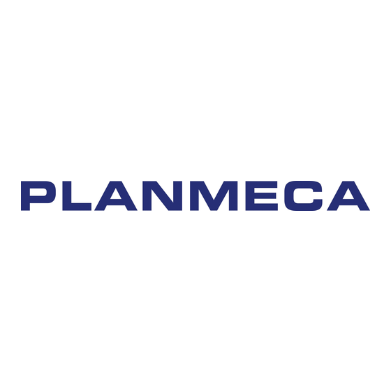 Planmeca ProMax Bedienungsanleitung