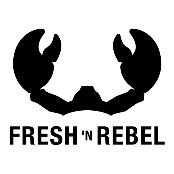 Fresh 'N Rebel 2PB100 Bedienungsanleitung