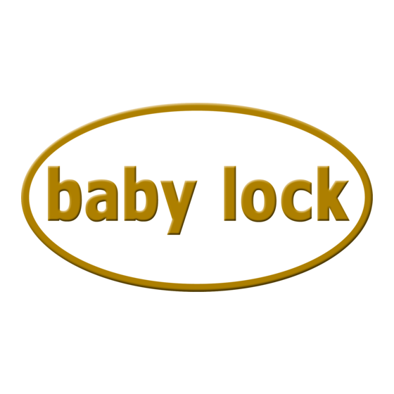Baby Lock EA-605 Bedienungsanleitung