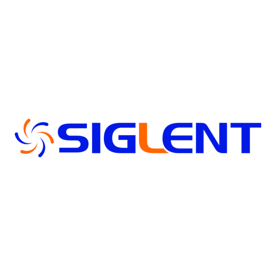 SIGLENT SPD3303X Schnellstartanleitung