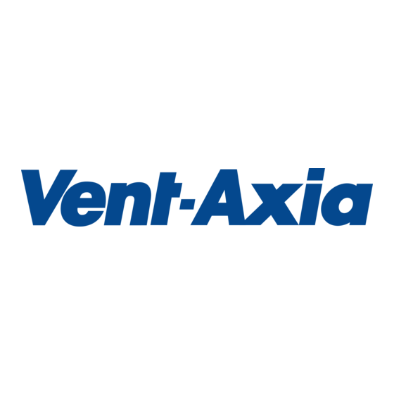 Vent-Axia 188110 Einbau- Und Anschlussanleitung