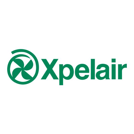 Xpelair GX6 series Installations- Und Bedienungsanleitung