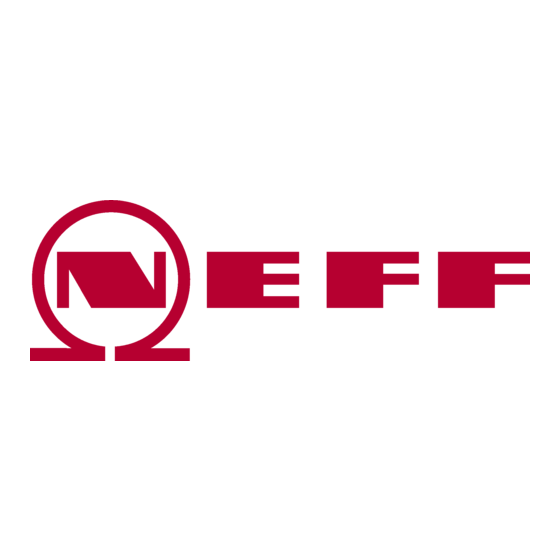 NEFF S Serie Gebrauchsanleitung