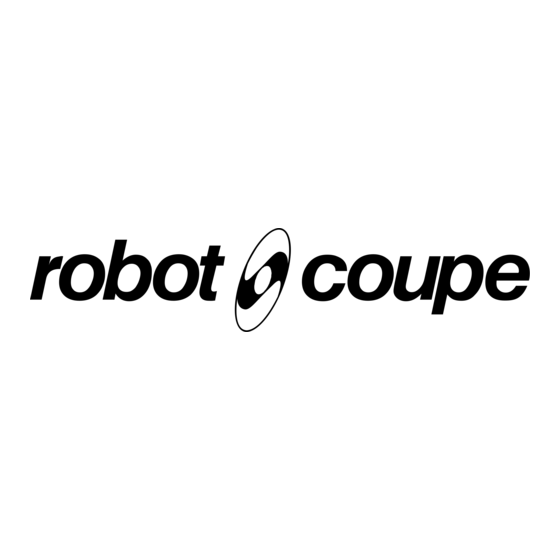 Robot Coupe R 5 V.V. Anleitung
