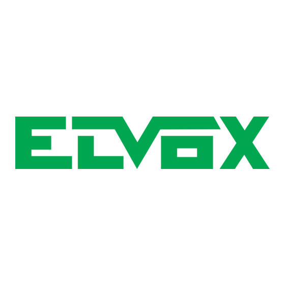 Elvox eca3 Installationshandbuch