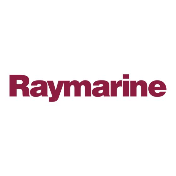 Raymarine c Series Installations- Und Bedienungsanleitung