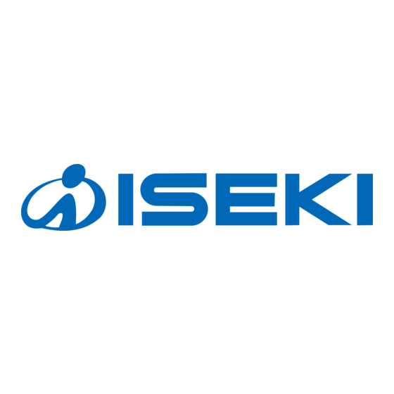 Iseki SXG323 Bedienungsanleitung